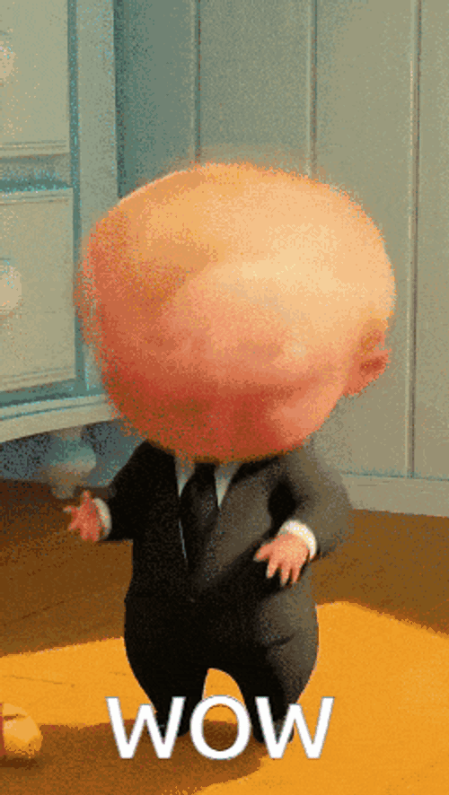 Boss Baby Wow GIF