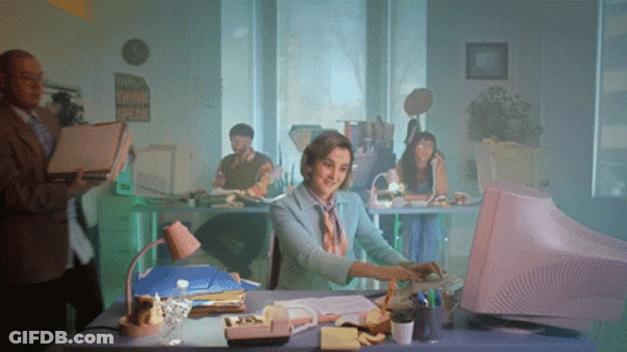Boss Handing Too Much Paper Works GIF