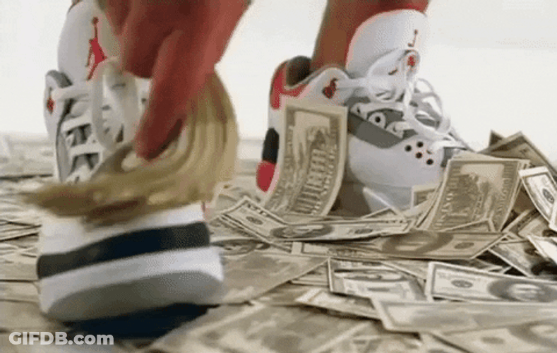 Boss Makes A Dollar I Make A Dime Cool Shoes GIF