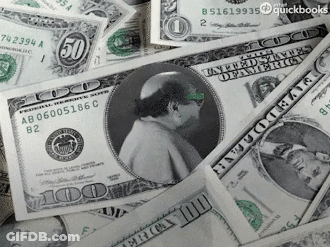 Boss Makes A Dollar I Make A Dime Old Man In Dollar Bill GIF