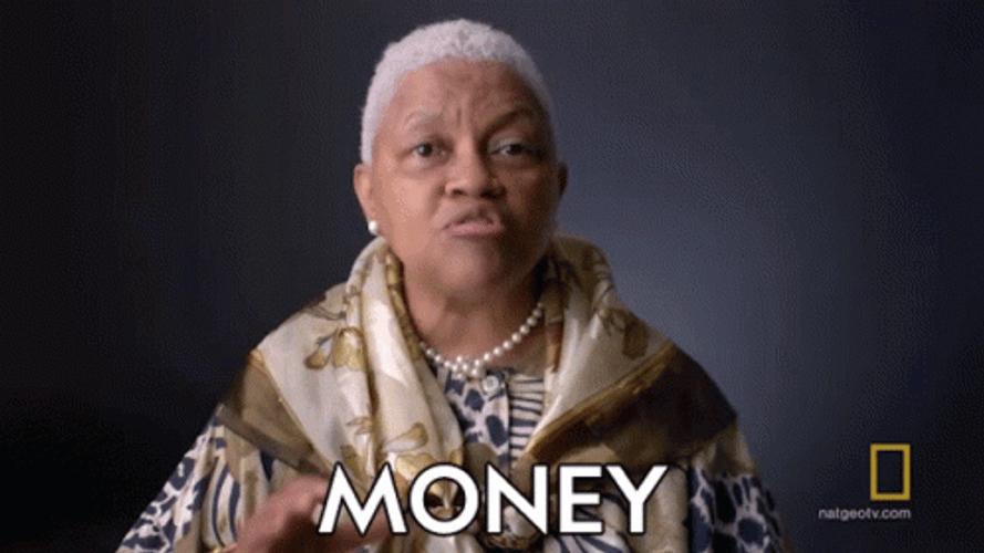 Boss Makes A Dollar I Make A Dime Old Woman Talks About Money GIF