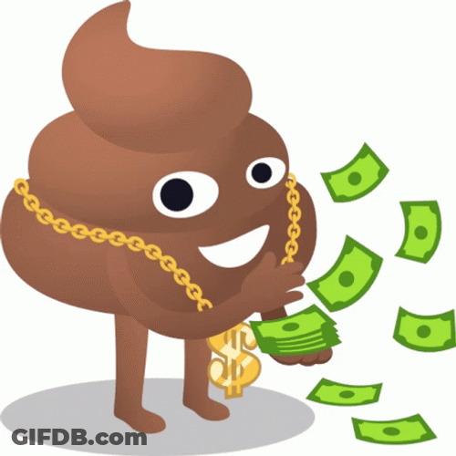 Boss Makes A Dollar I Make A Dime Shit Got Bling Bling GIF