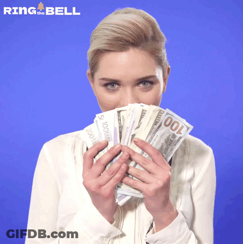 Boss Makes A Dollar I Make A Dime Woman Giggling GIF