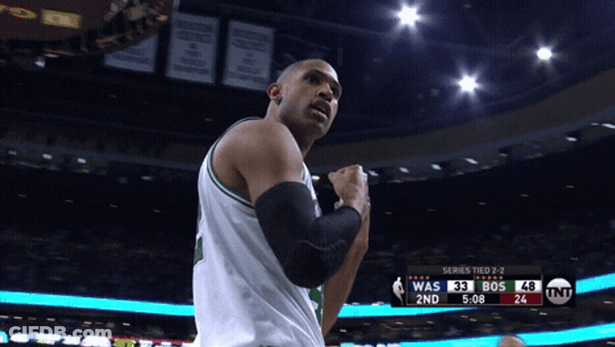 Boston Celtics Al Horford Flexing Muscle GIF