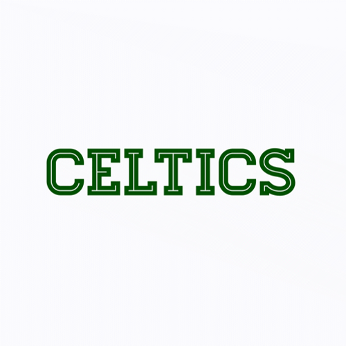 Boston Celtics Green Text And Logo GIF