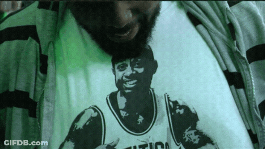 Boston Celtics Isaiah Thomas Cheering With Crowd GIF