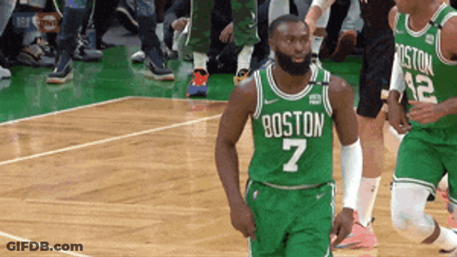 Boston Celtics Jaylen Brown Hand Gesture GIF