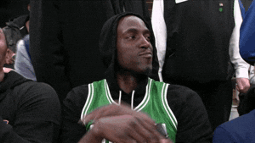 Boston Celtics Kevin Garnett Peace Out GIF