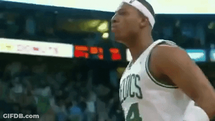 Boston Celtics Paul Pierce Chest Pumps GIF