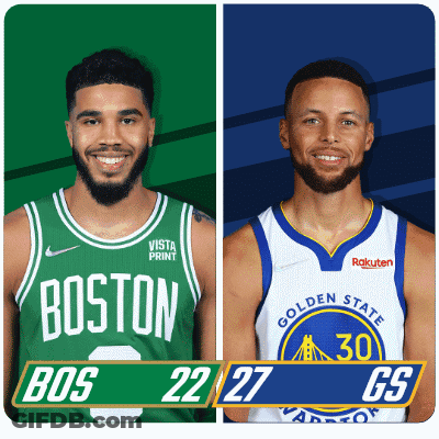 Boston Celtics Player And Golden State Warriors Player GIF