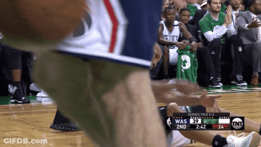 Boston Celtics Player Finger Gun GIF