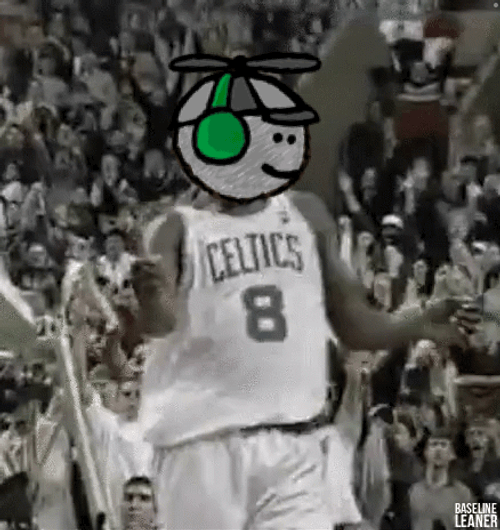 Boston Celtics Player Happy Dance GIF