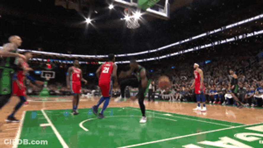 Boston Celtics Player Pumped Up Reaction GIF
