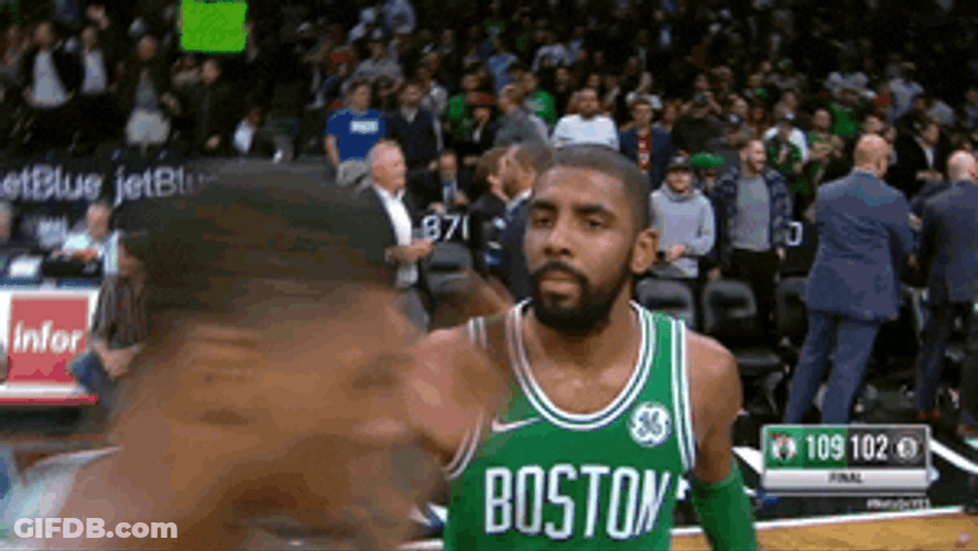 Boston Celtics Players High Five Chest Bumps GIF