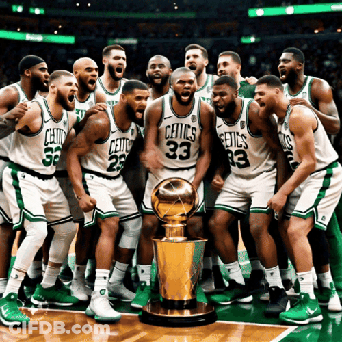 Boston Celtics Team Players GIF