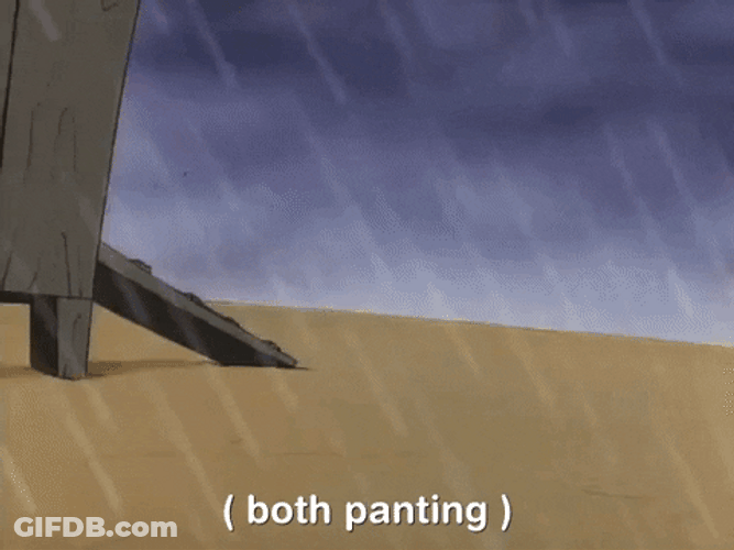 Both Panting Dog Barking Sound GIF