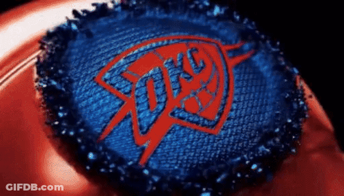 Bottle Cap With Oklahoma City Thunder Logo GIF