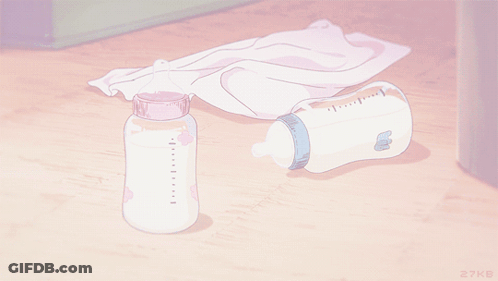 Bottle Of 7 Up On Stove Top GIF