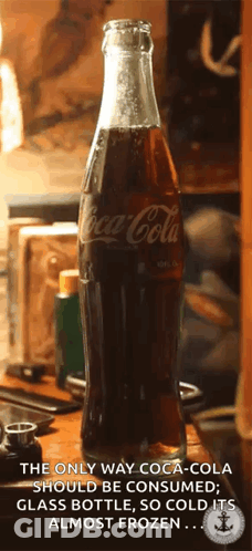 Bottle Of Coca Cola GIF