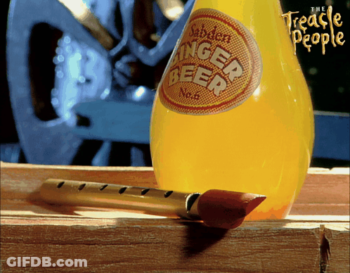 Bottle Of Sander's Ginger Beer GIF