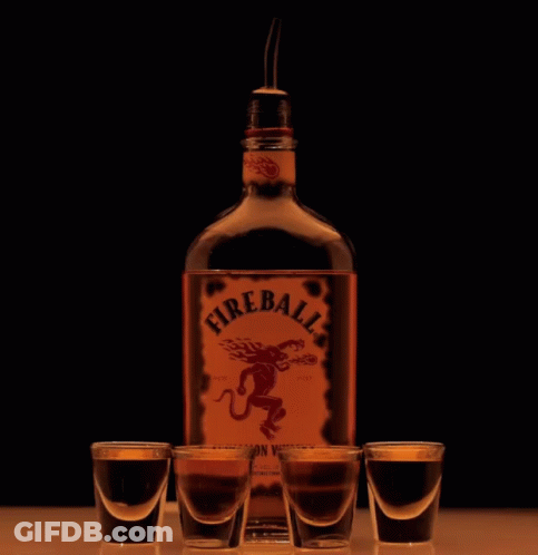 Bottle On Fire About To Explode GIF