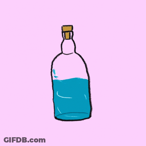 Bottle With Fish GIF
