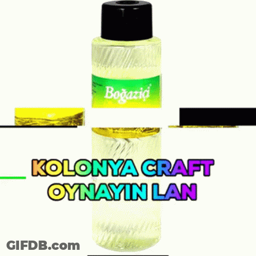 Bottle With Green Label Bogazic GIF