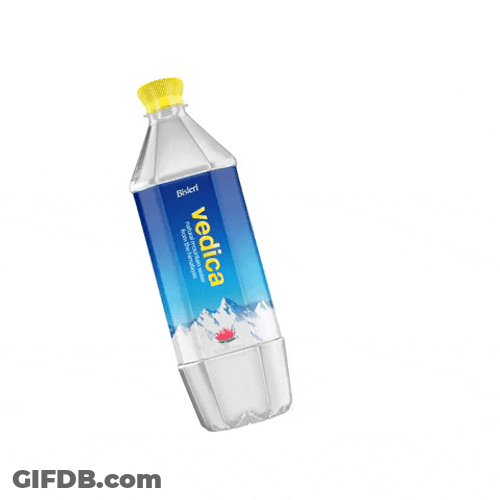 Bottled Mineral Water Drink Water Reminder GIF