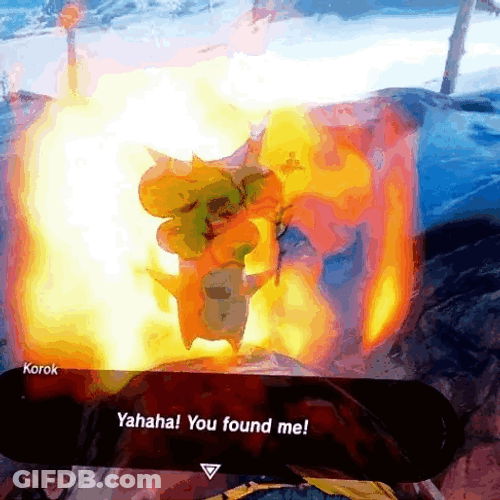 Botw Linder Burning GIF