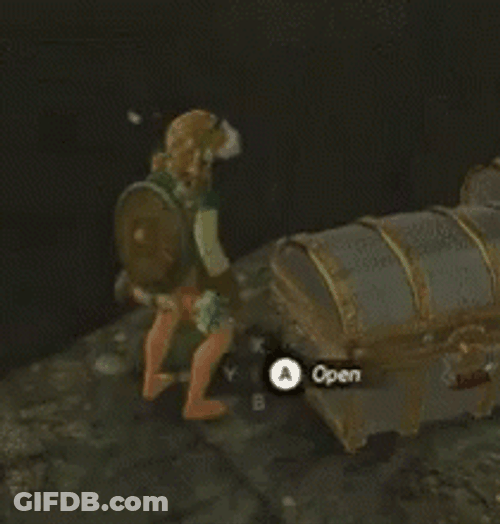 Botw Link Found A Treasure GIF