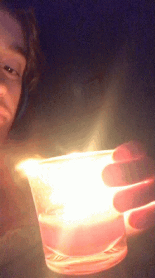 Bougie Blown Off GIF