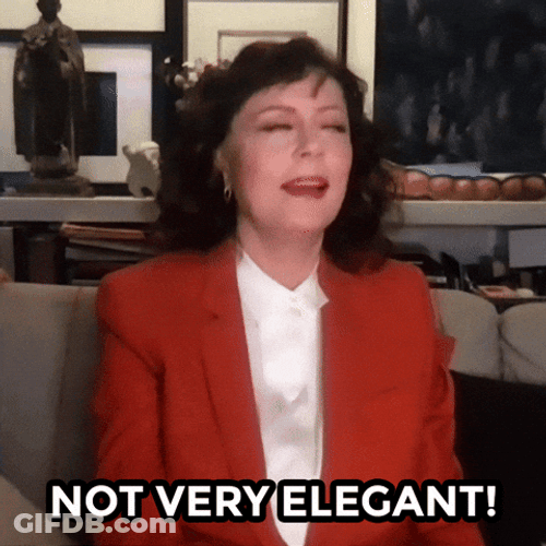 Boujie Jimmy Fallon Not Very Elegant GIF