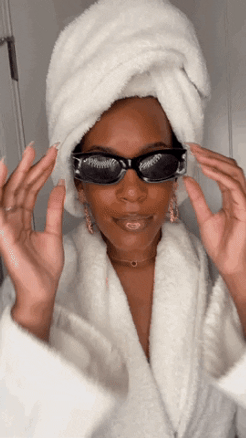 Boujie Woman Wink Eye GIF