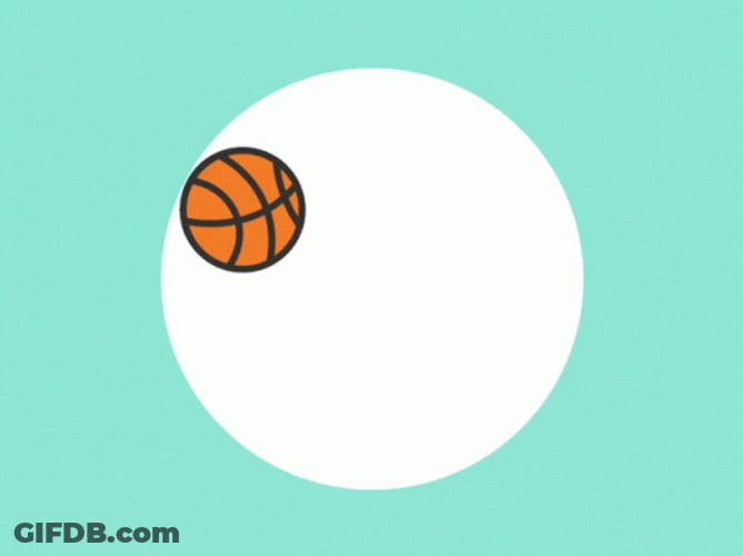 Bouncing Basket Ball GIF