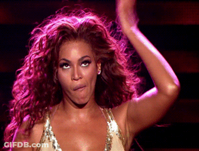 Bouncing Beyonce Pat Myself On The Back GIF