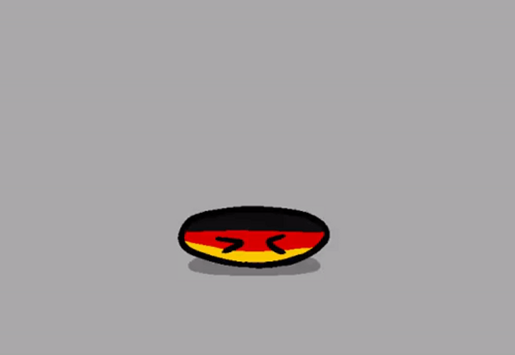 Bouncing Germany Countryballs GIF