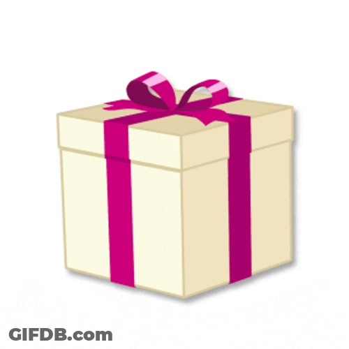 Bouncing Gift Box GIF