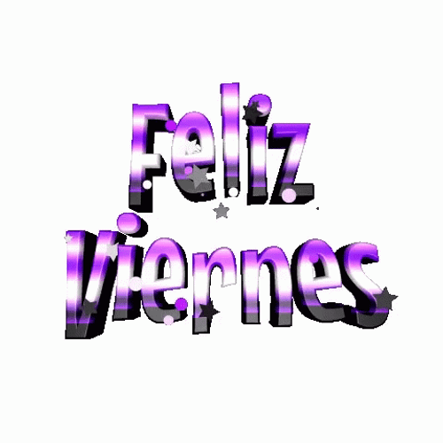 Bouncing Purple Feliz Viernes GIF