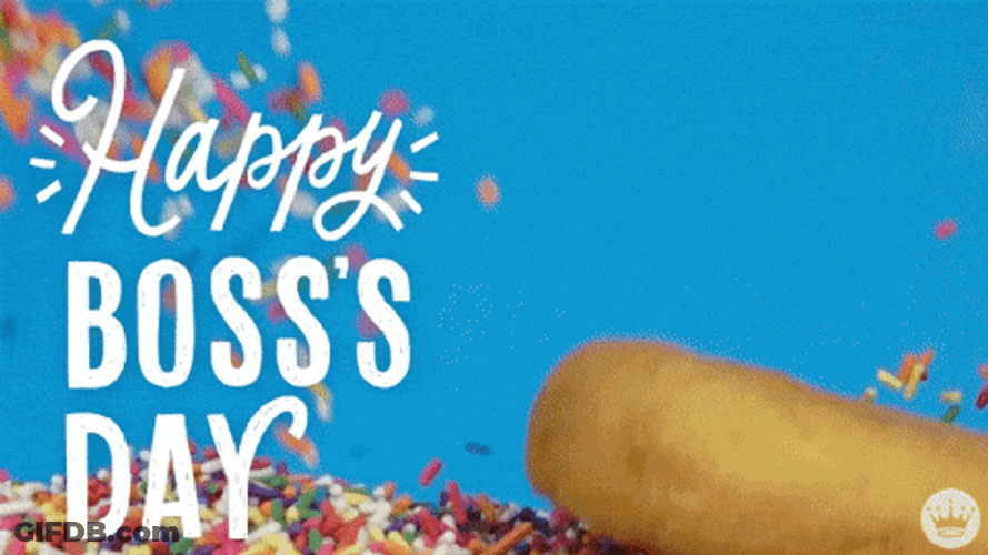 Bouncy Dunnot Happy Bosses Day GIF
