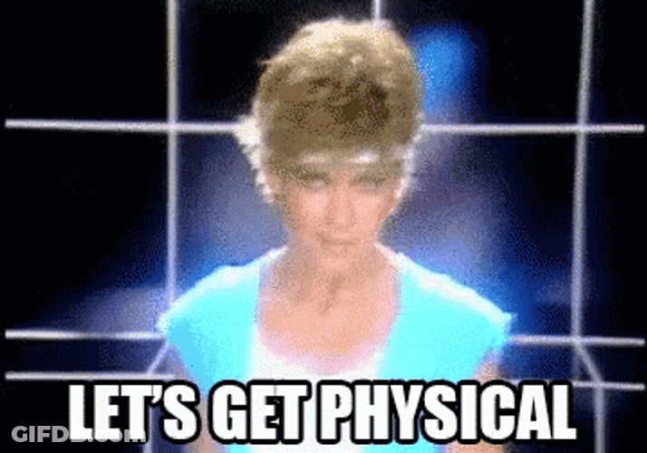 Bow Chicka Wow Wow Let's Get Physical GIF