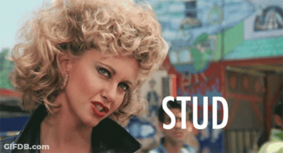 Bow Chicka Wow Wow Olivia NEwton Stud GIF