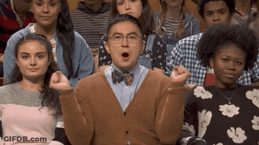 Bowen Yang Excited Woooo GIF