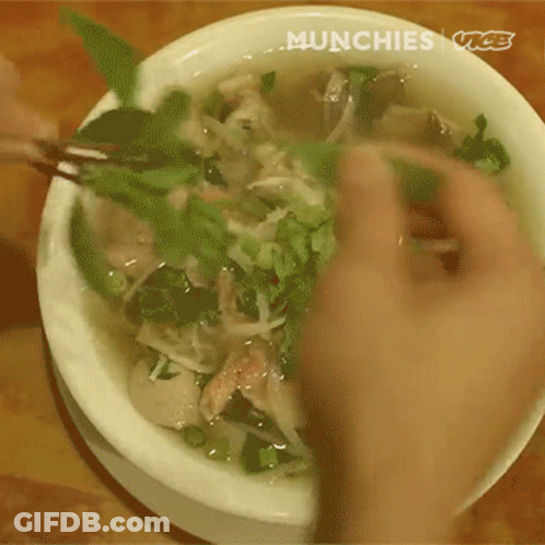 Bowl Of Food With Munchies Vice GIF
