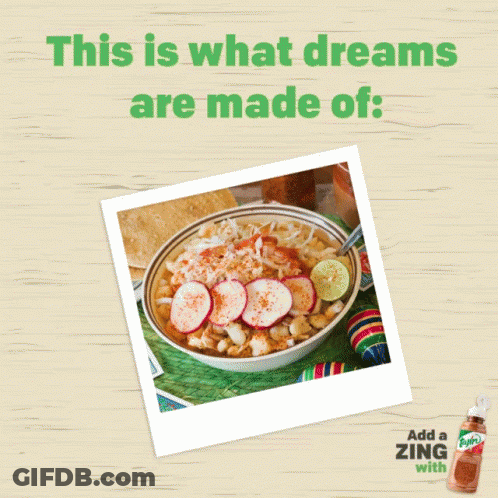 Bowl Of Guacamole This Is What Dreams Are Made Of GIF