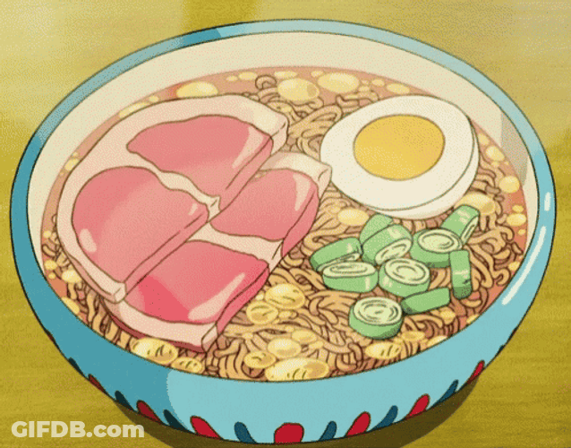 Bowl Of Ramen Anime GIF