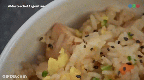 Bowl Of Rice With MasterChef Logo GIF