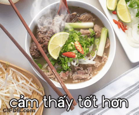 Bowl Of Soup With Chopsticks Cam Thaty Tot Hon GIF