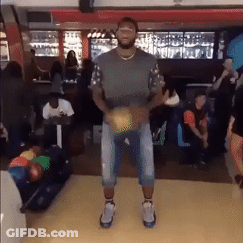 Bowling Ball Game Fight Drop Ball GIF