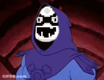 Bowling Ball With Face Flying GIF