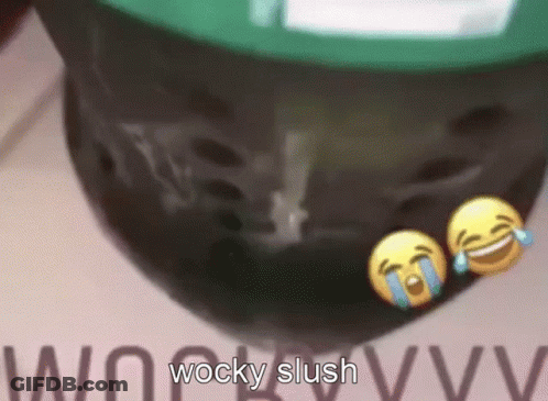 Bowling Ball With Wocky Slush GIF